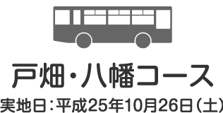 戸畑・八幡コース（実地日：平成25年10月26日（土））