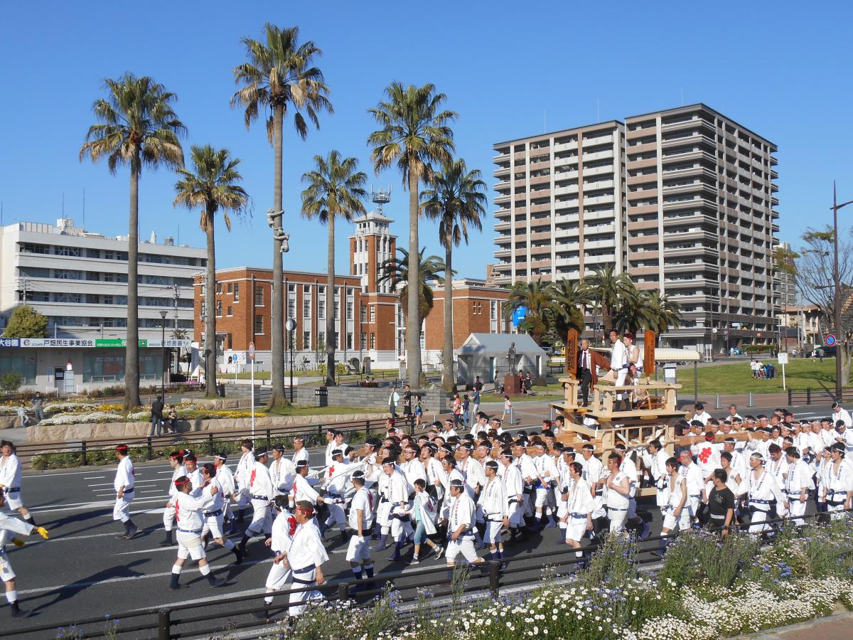 戸畑祇園東大山笠器材新調披露