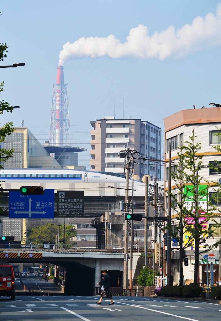 煙突と新幹線
