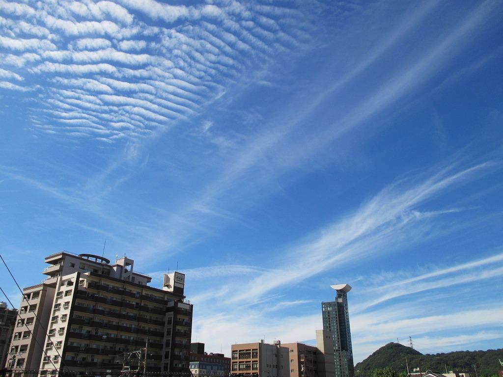 快晴の門司港の空！