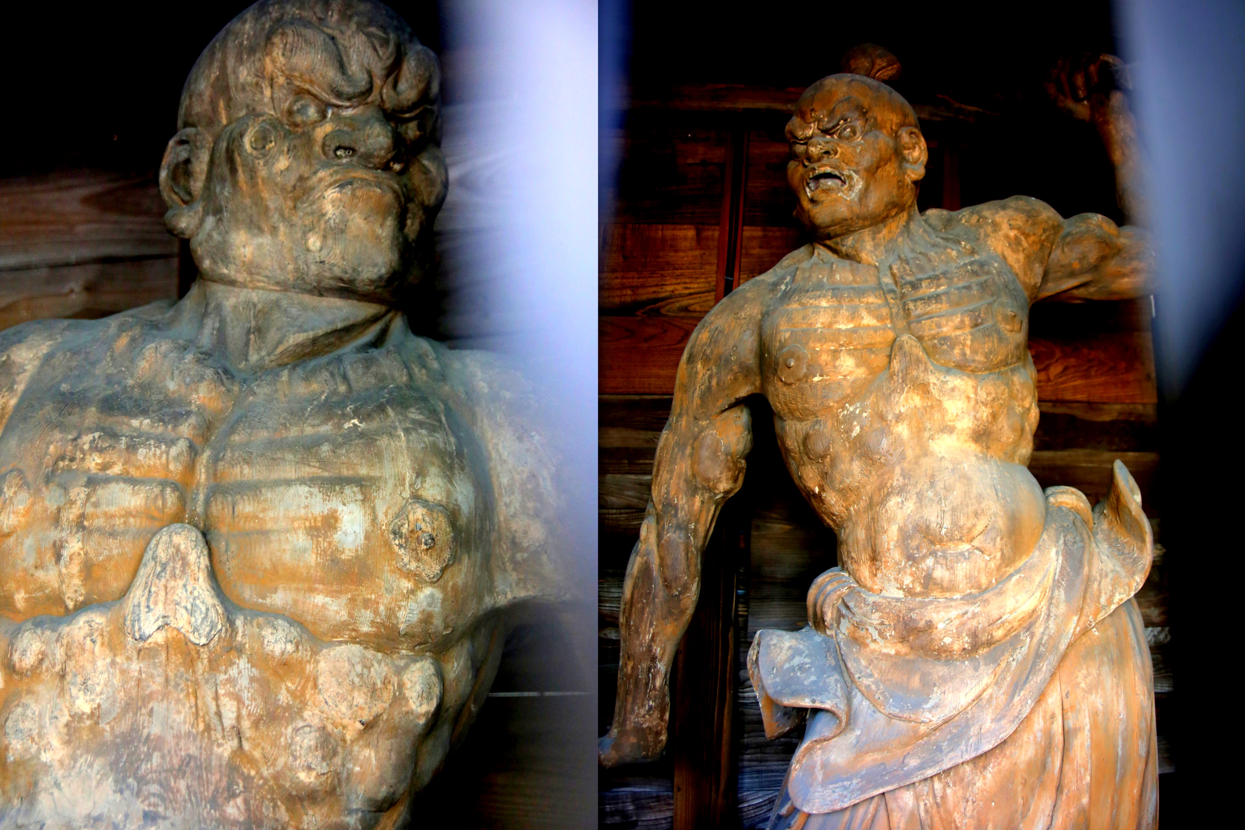大興善寺の金剛力士像 常設展示室 北九州市 時と風の博物館