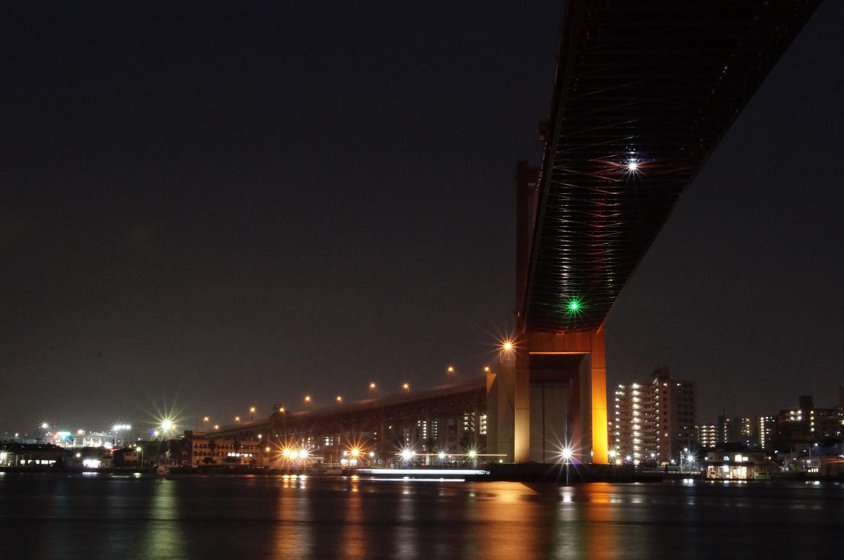 若戸大橋夜明け