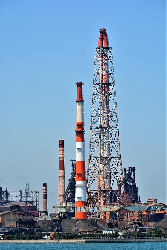 煙突背比べ 常設展示室 北九州市 時と風の博物館