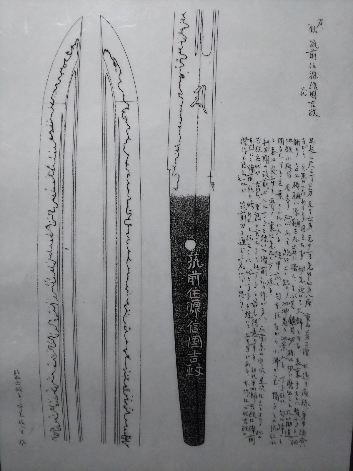 信国吉政の最高傑作と思われる一振