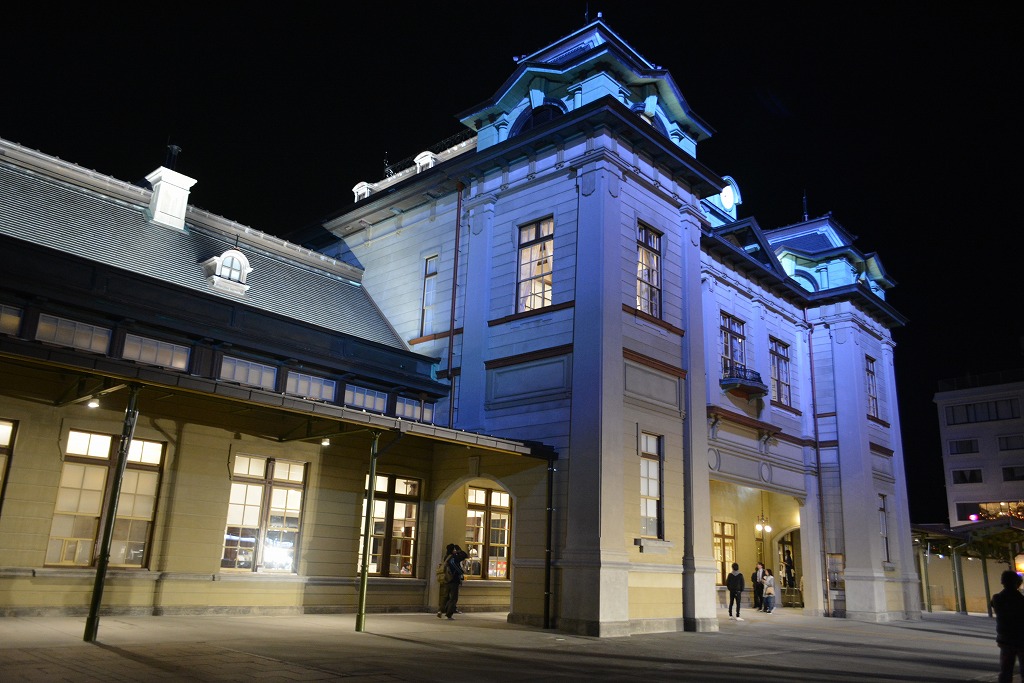 門司港駅ライトアップ点灯式 常設展示室 北九州市 時と風の博物館