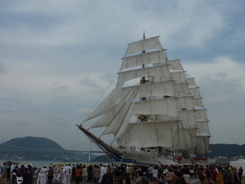 日本丸・海王丸のセイルドリル