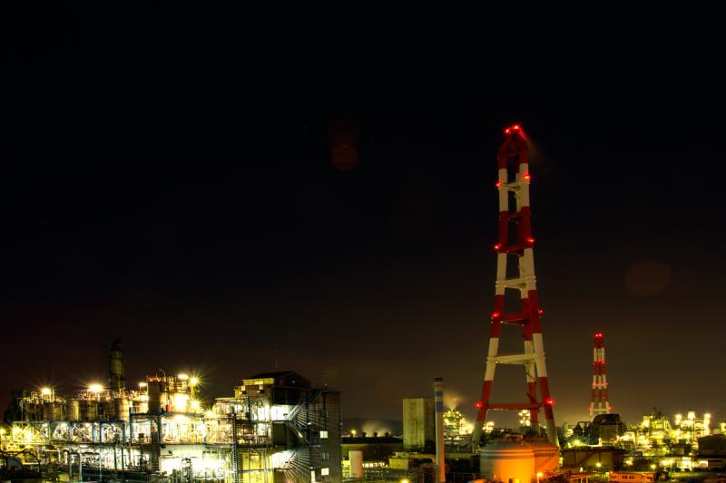 黒崎の工場夜景
