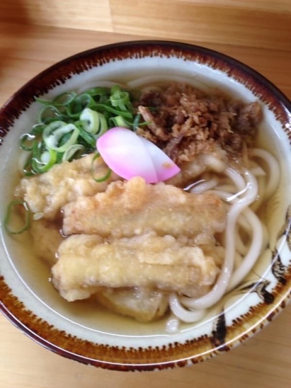 東筑軒のかしわうどん