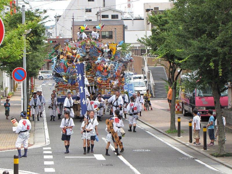 楽日の八幡中央祇園山笠