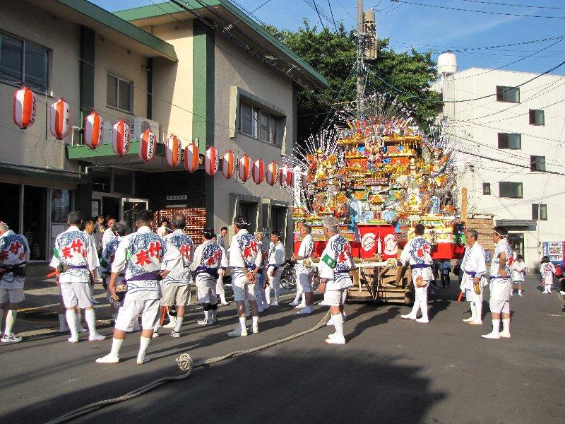 洞南四地区の山笠