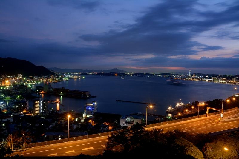 関門海峡の夜景