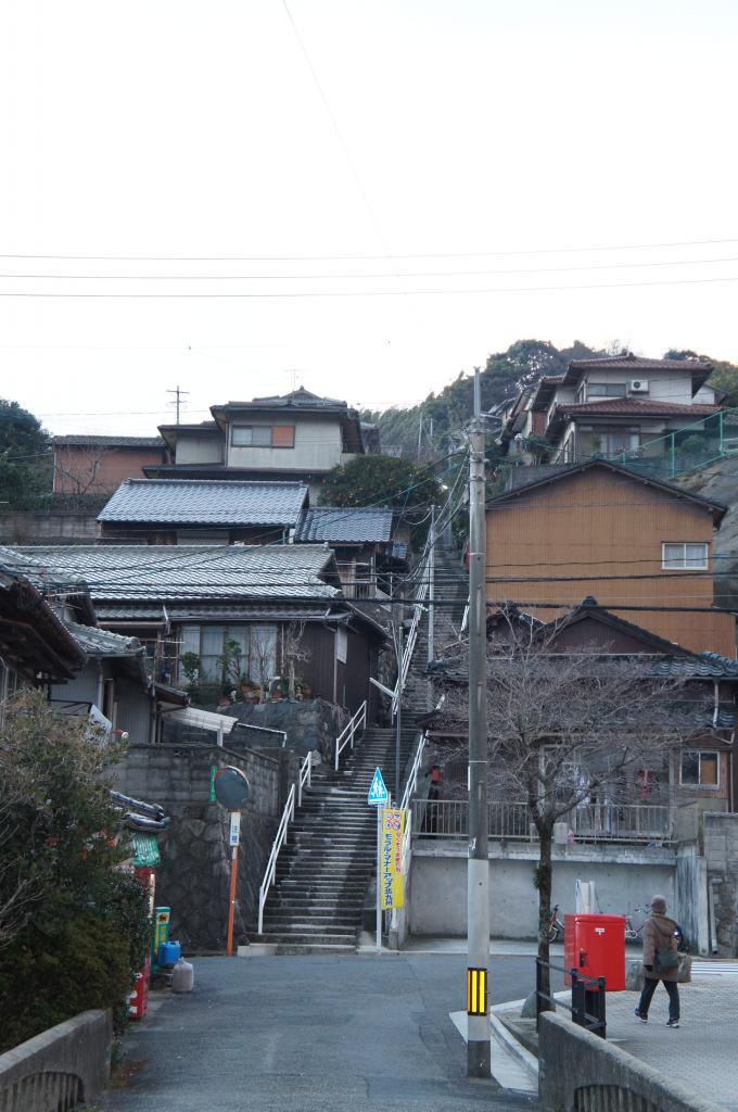 大蔵地域でなが～い階段