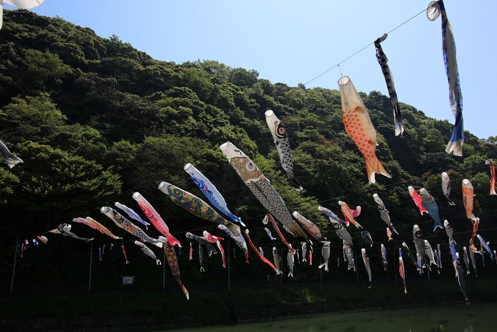 青空を泳ぐこいのぼり