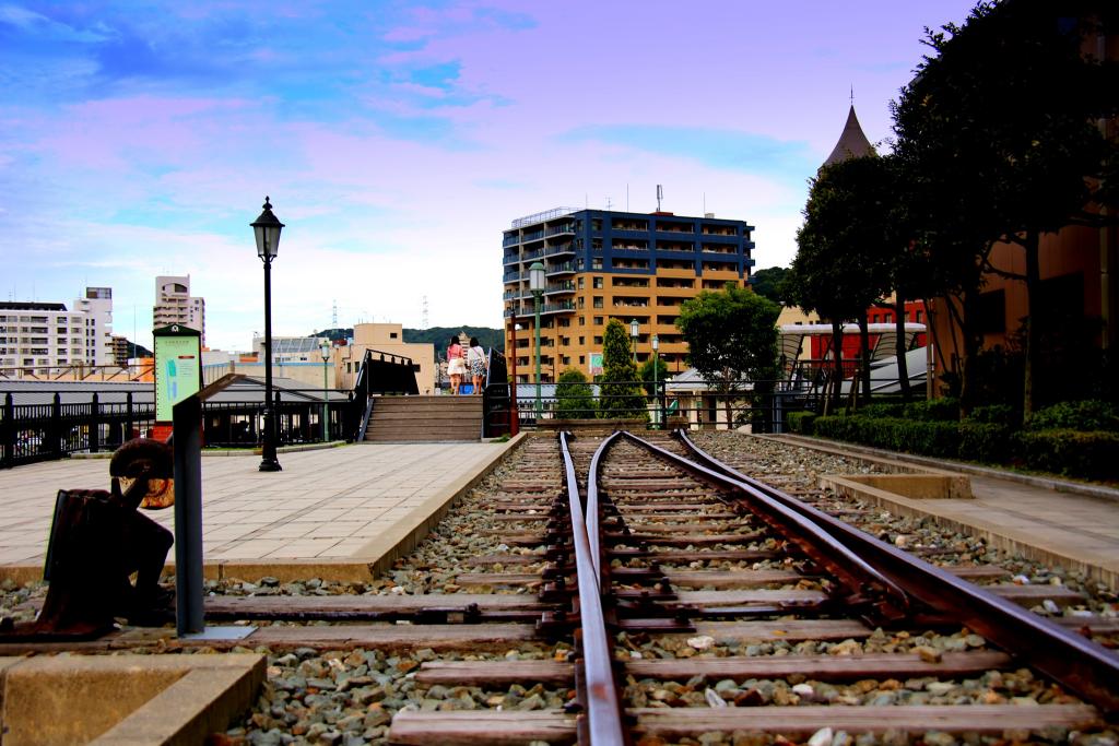 岐路にて（九州鉄道記念館）