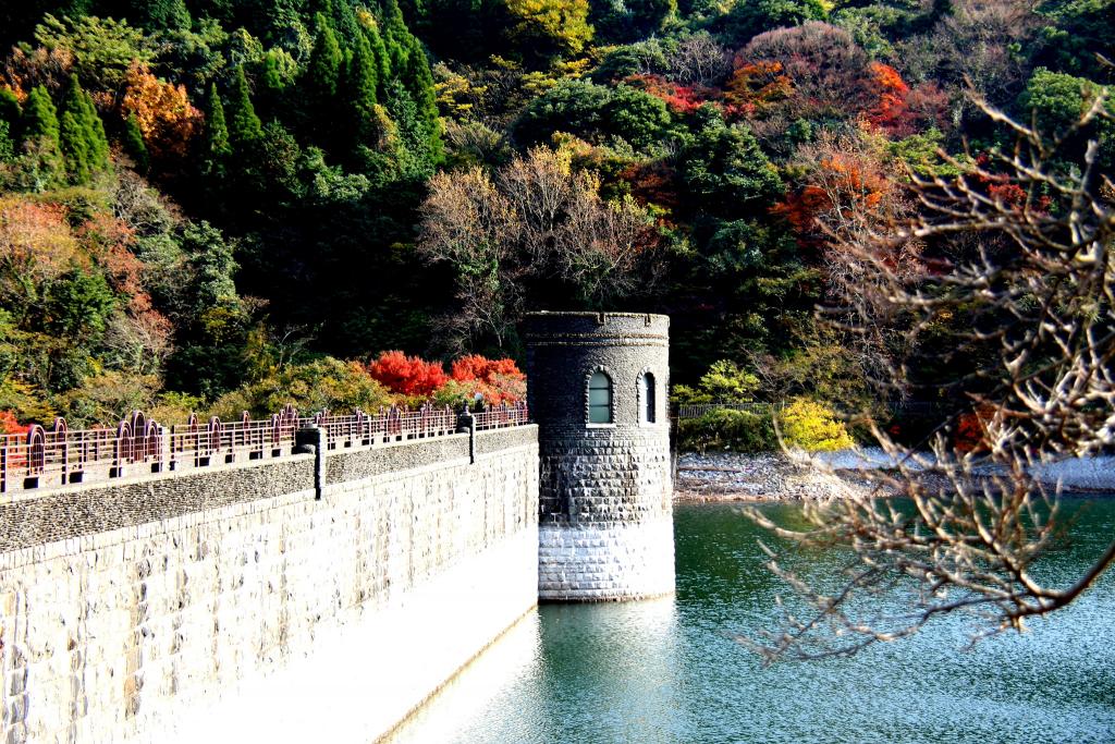 河内貯水池（ダムの風景）